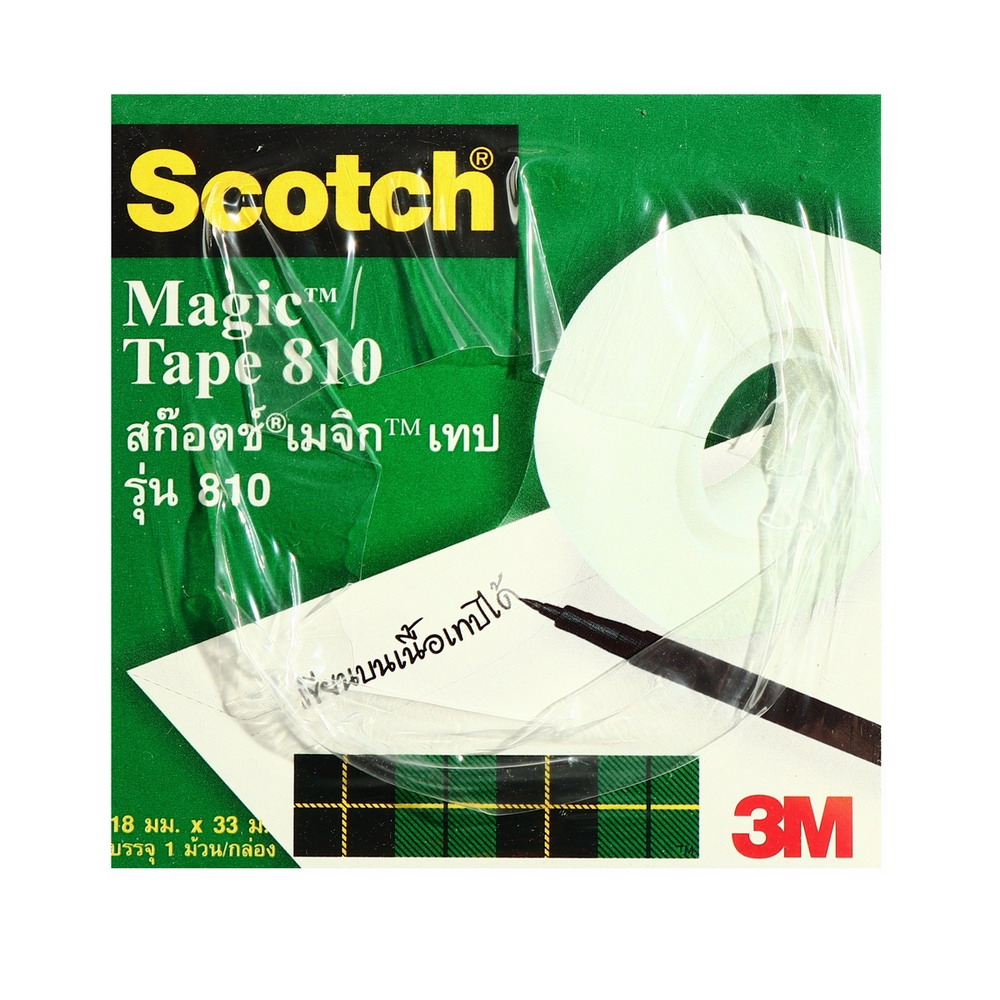 3M XT002049010 เทปขุ่น เมจิกเทป รุ่น 810 18 มม X 36 หลา_3