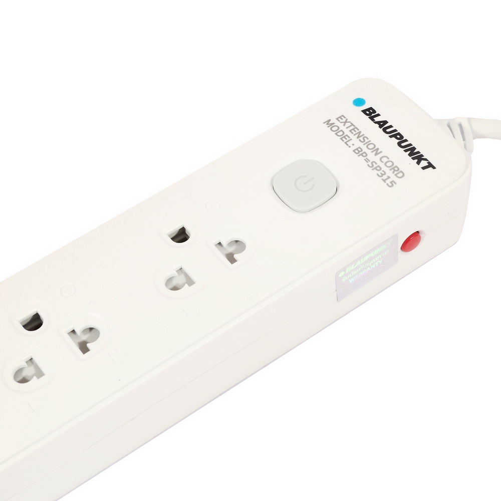 BLAUPUNKT BP-SP515 รางปลั๊กไฟ 1 สวิตซ์ 5 ช่อง 5 เมตร 2300W_1