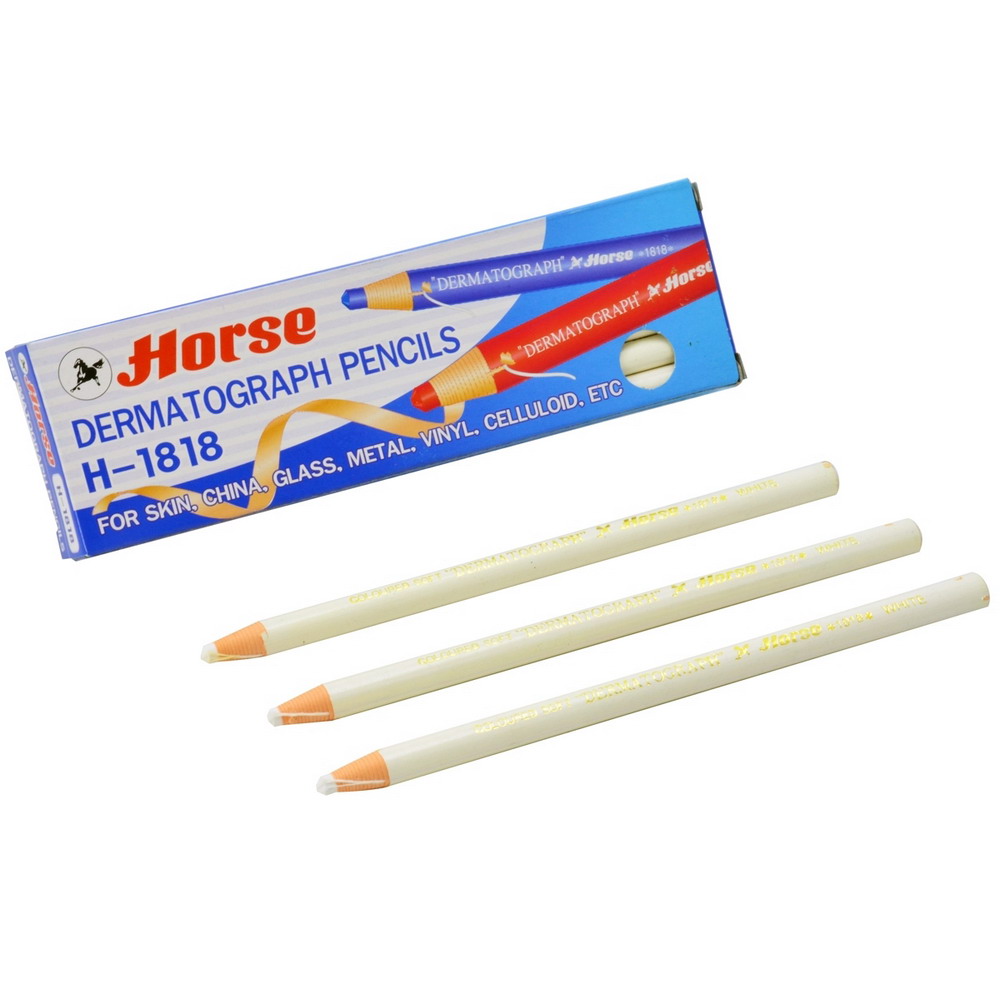 HORSE H-1818 ดินสอเขียนกระจก สีขาว_4