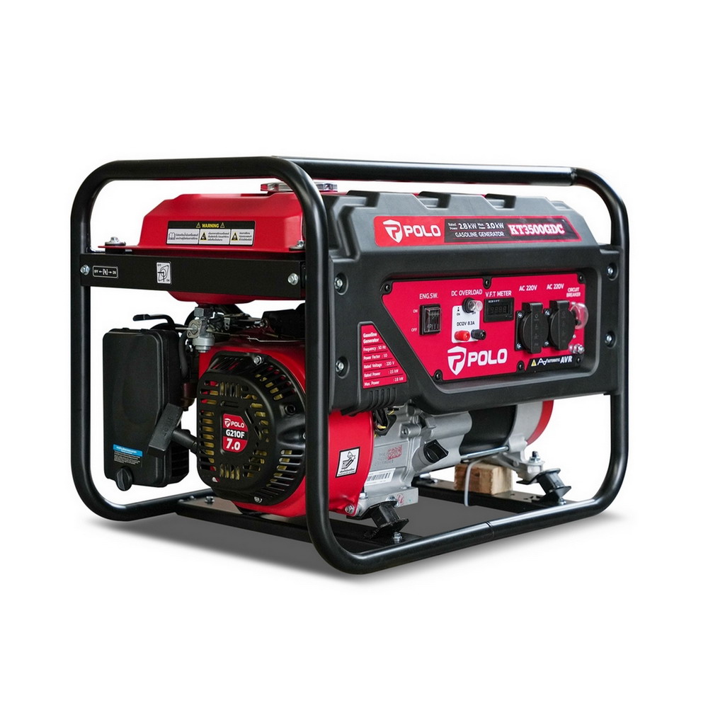 POLO KT3500GDDC เครื่องปั่นไฟ เบนซิน 2-8 KW กระบอกสูบ 212CC_8