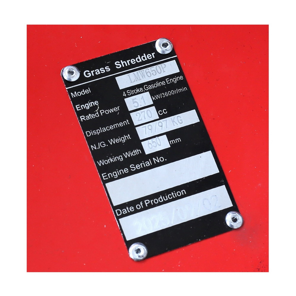 POLO LMW650P เครื่องสับหญ้าวัชพืชเบนซิน 9HP กระบอกลูกสูบ 270CC _7