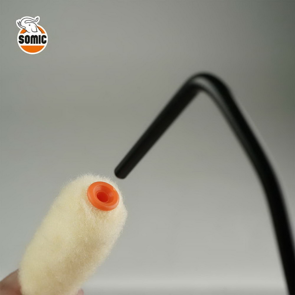 SOMIC SM-2225-S4-H17 ลูกกลิ้งทาสี 2in1 รุ่น Slim 4 นิ้ว ด้ามยาว 17 นิ้ว _2