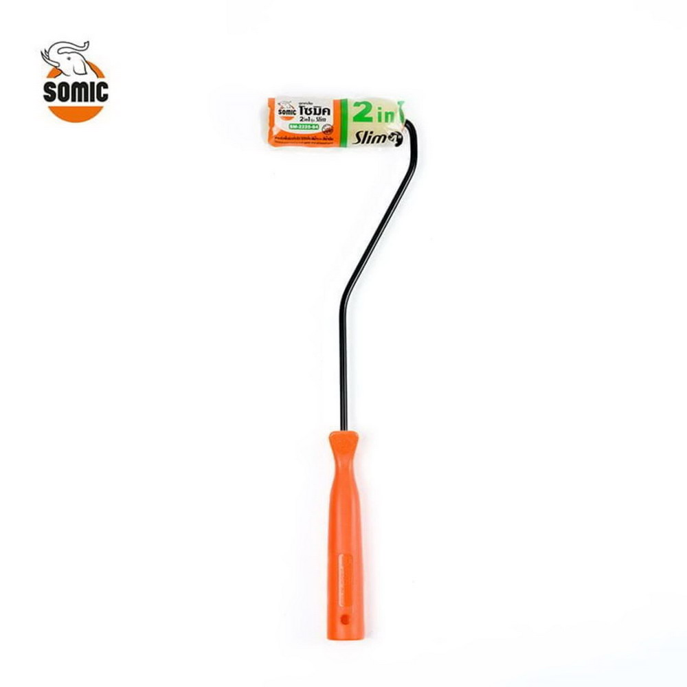 SOMIC SM-2225-S4-H17 ลูกกลิ้งทาสี 2in1 รุ่น Slim 4 นิ้ว ด้ามยาว 17 นิ้ว _4