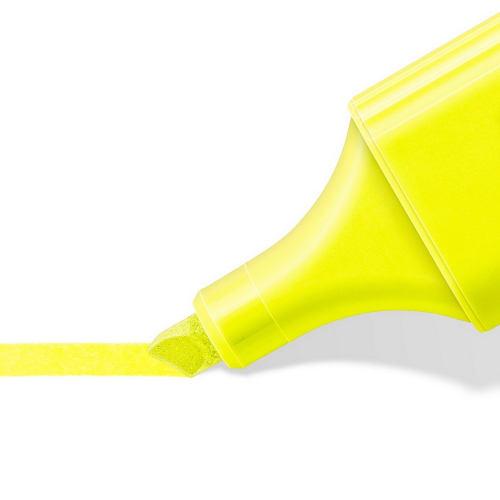 STAEDTLER 364-1 ปากกาเน้นข้อความ สีเหลือง หัวตัด_1