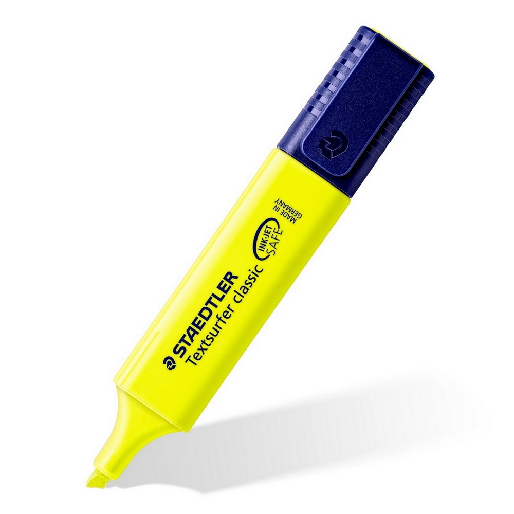 STAEDTLER 364-1 ปากกาเน้นข้อความ สีเหลือง หัวตัด_2