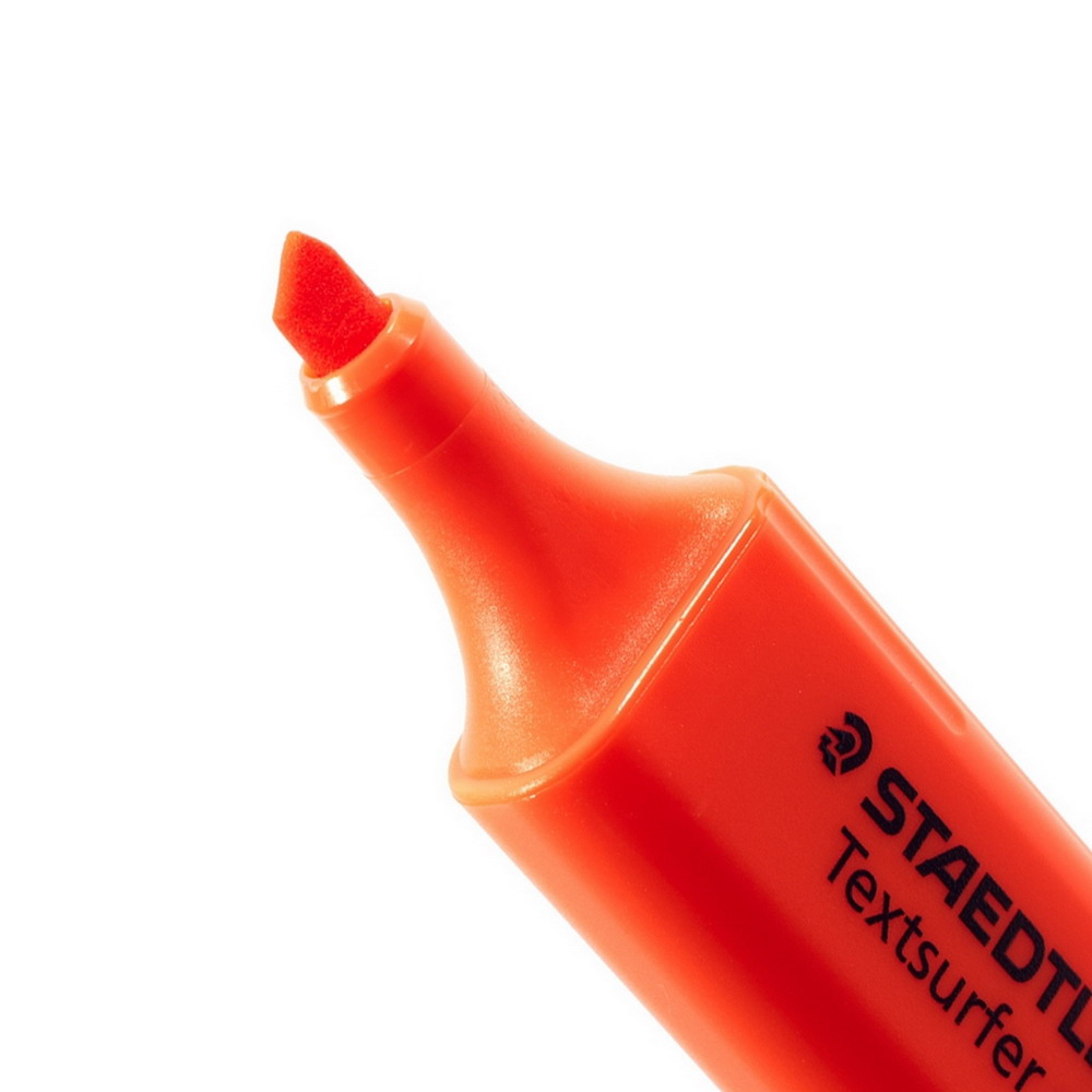 STAEDTLER 364-2 ปากกาเน้นข้อความ-ปากกาไฮไลท์ Textsurfer classic สีแดง หัวตัด_2
