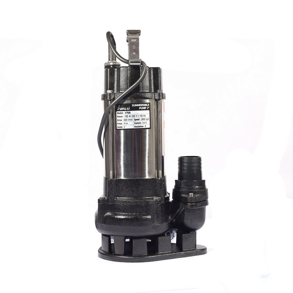 VALU V750 ปั๊มแช่น้ำเสีย 750W 220V ท่อ 2 นิ้ว_1