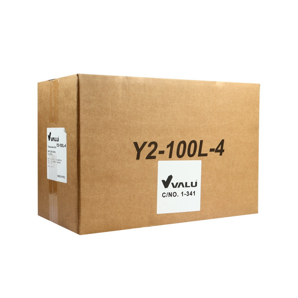 VALU Y2-100L-4 มอเตอร์อลูมิเนียมขาตั้ง 3HP 380V 4Pole IP54 Class F_4