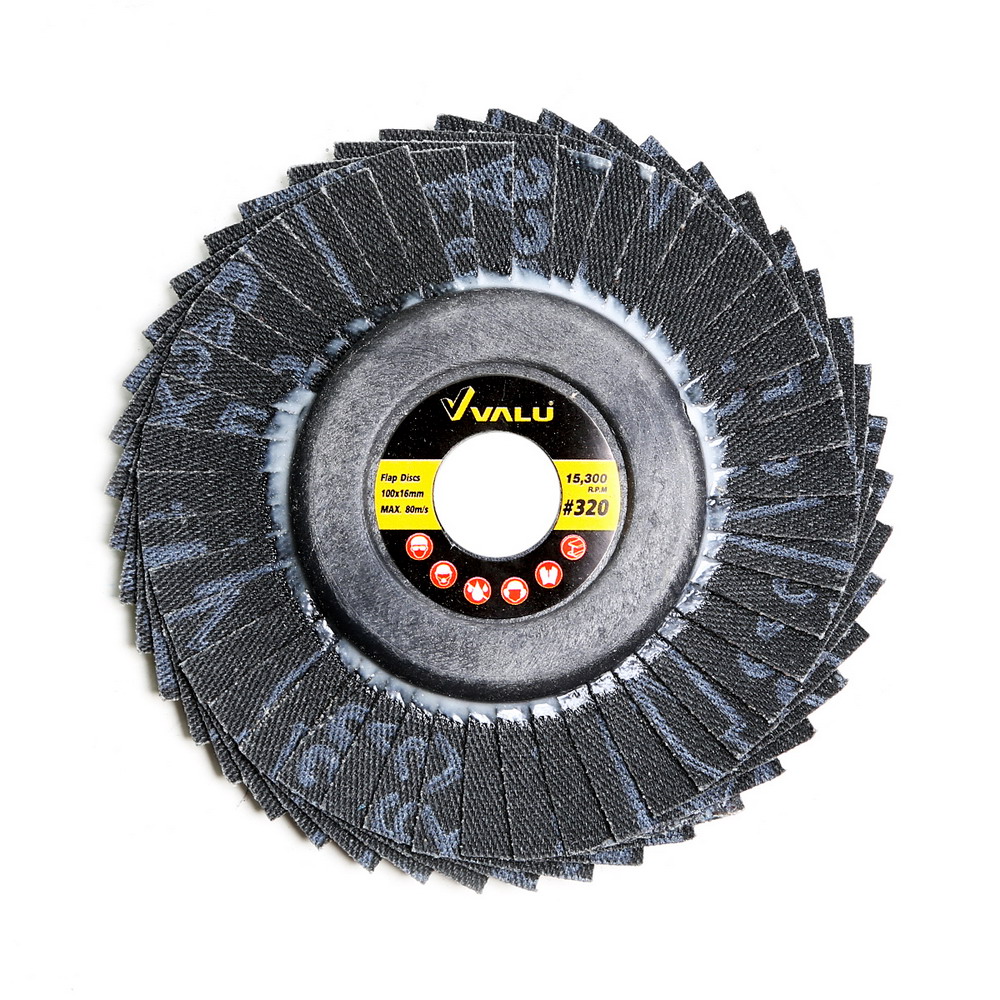 VALU กระดาษทรายซ้อน หลังอ่อน ขนาด 4 นิ้ว เบอร์ 320 (10 ชิ้น)_3