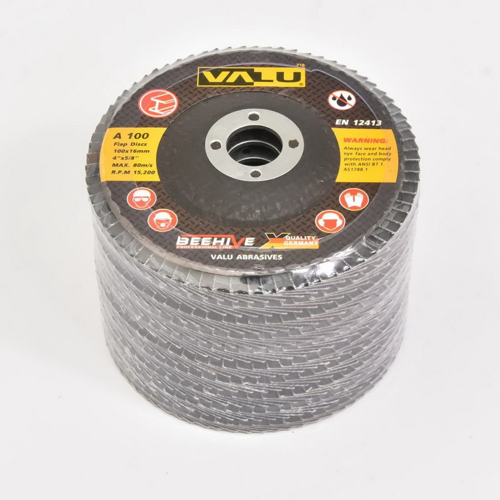 VALU กระดาษทรายซ้อน หลังแข็ง ขนาด 4 นิ้ว เบอร์ 100 (10 ชิ้น)_2