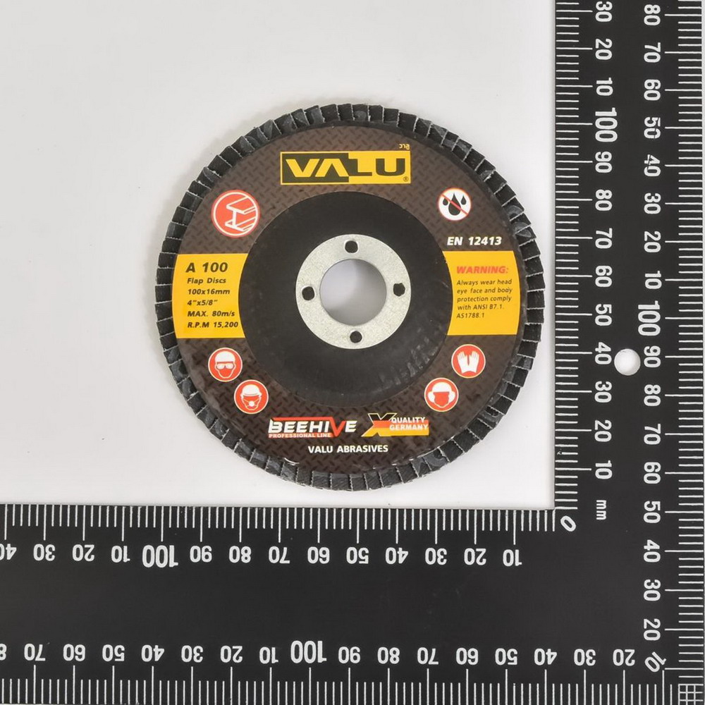 VALU กระดาษทรายซ้อน หลังแข็ง ขนาด 4 นิ้ว เบอร์ 100 (10 ชิ้น)_3