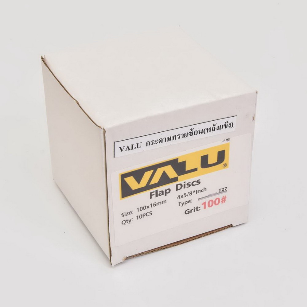 VALU กระดาษทรายซ้อน หลังแข็ง ขนาด 4 นิ้ว เบอร์ 100 (10 ชิ้น)_4