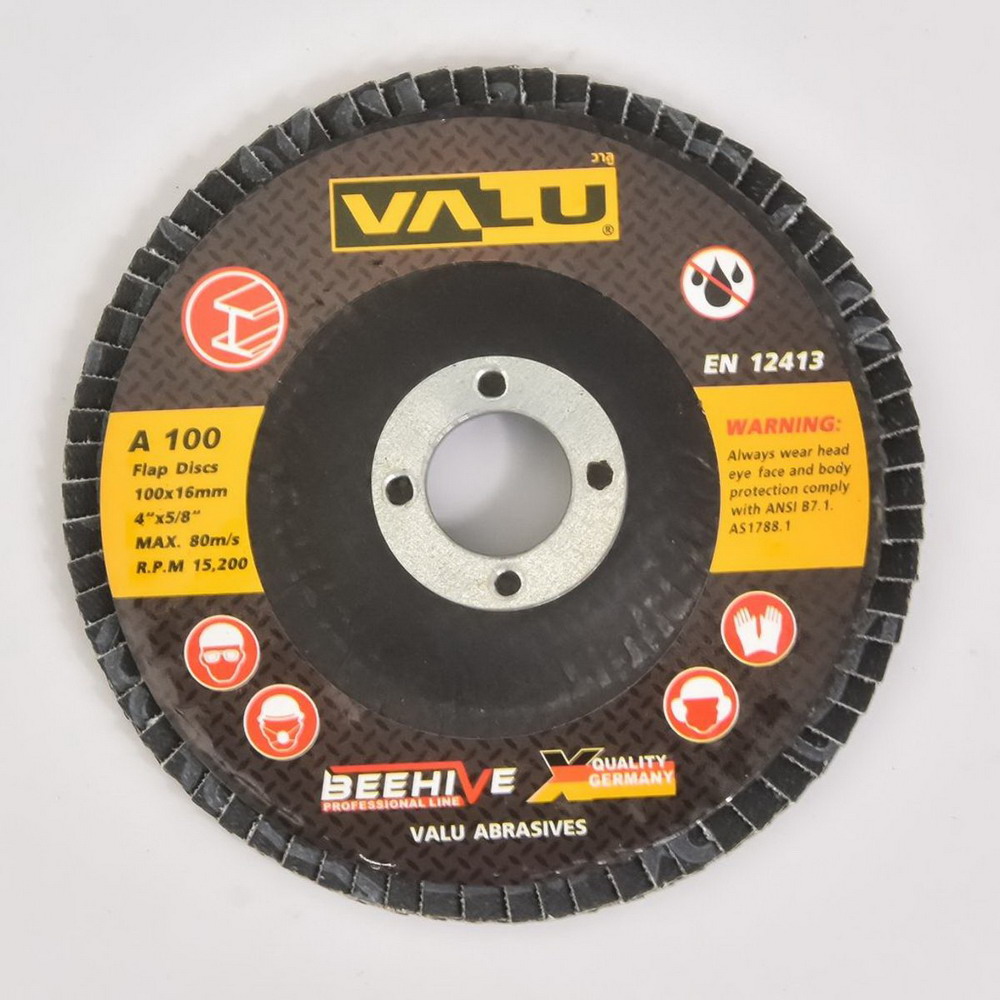 VALU กระดาษทรายซ้อน หลังแข็ง ขนาด 4 นิ้ว เบอร์ 100 (10 ชิ้น)_5