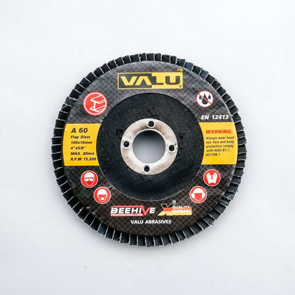 VALU กระดาษทรายซ้อน หลังแข็ง ขนาด 4 นิ้ว เบอร์ 60 (10 ชิ้น)_5