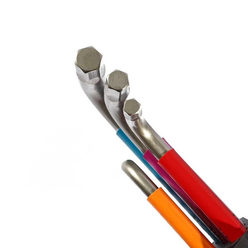 WERA 05022699001 ชุดประแจหกเหลี่ยม 3950-9 Hex-Plus Multicolour HF Stainless 1 ชุด 9 ชิ้น_2
