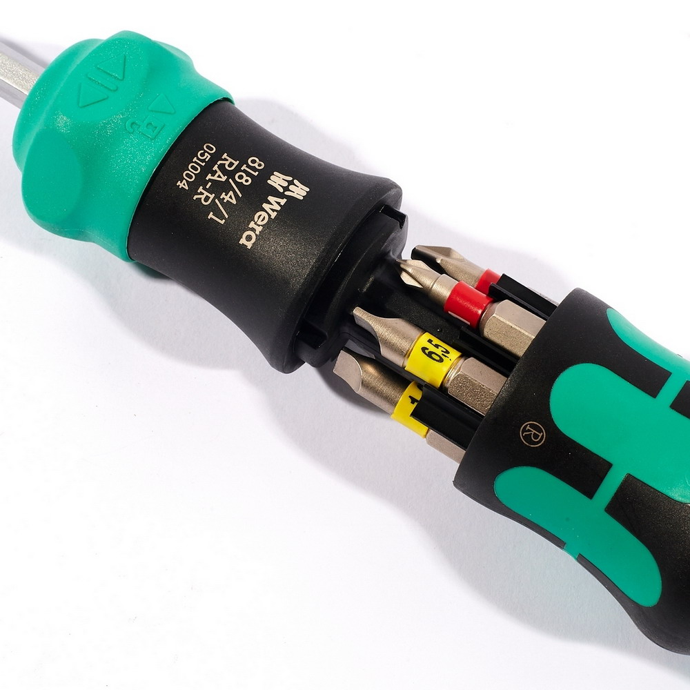 WERA 05051515001 ไขควง Kraftform Kompakt 25 RA-R แบบหมุนกลับได้ พร้อมกระเป๋า ชุด6 ชิ้น_4