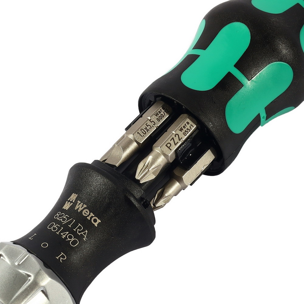 WERA 05073660001 ไขควงก๊อกแก๊ก Kraftform Kompakt 27 RA 1 ชุด 6 ชิ้น_02