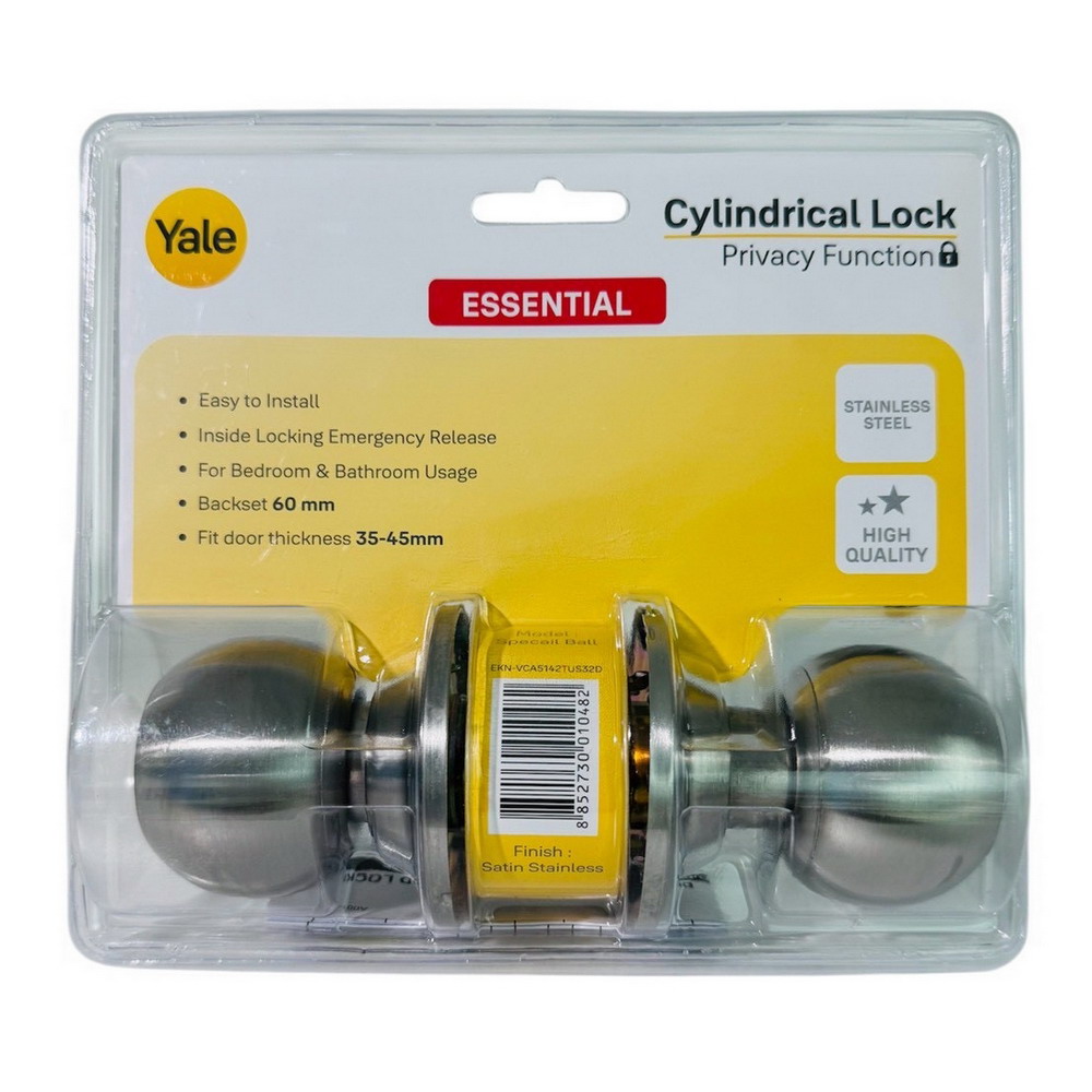 YALE EKN-VCA5142 TUS32D ลูกบิดห้องน้ำ สเตนเลส 201 สีสแตนเลส_3