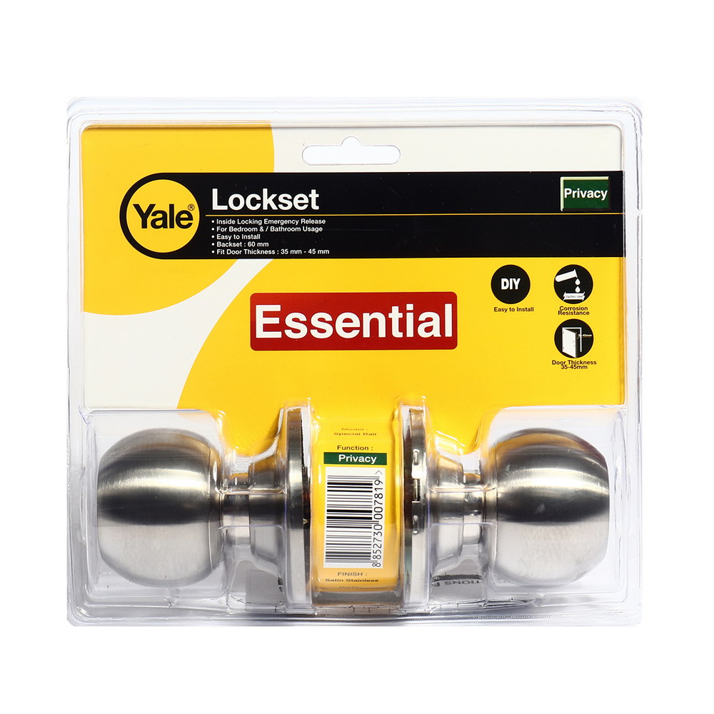 YALE EKN-VCA5142US32D ลูกบิดประตูห้องน้ำ หัวกลม สีสแตนเลส_3