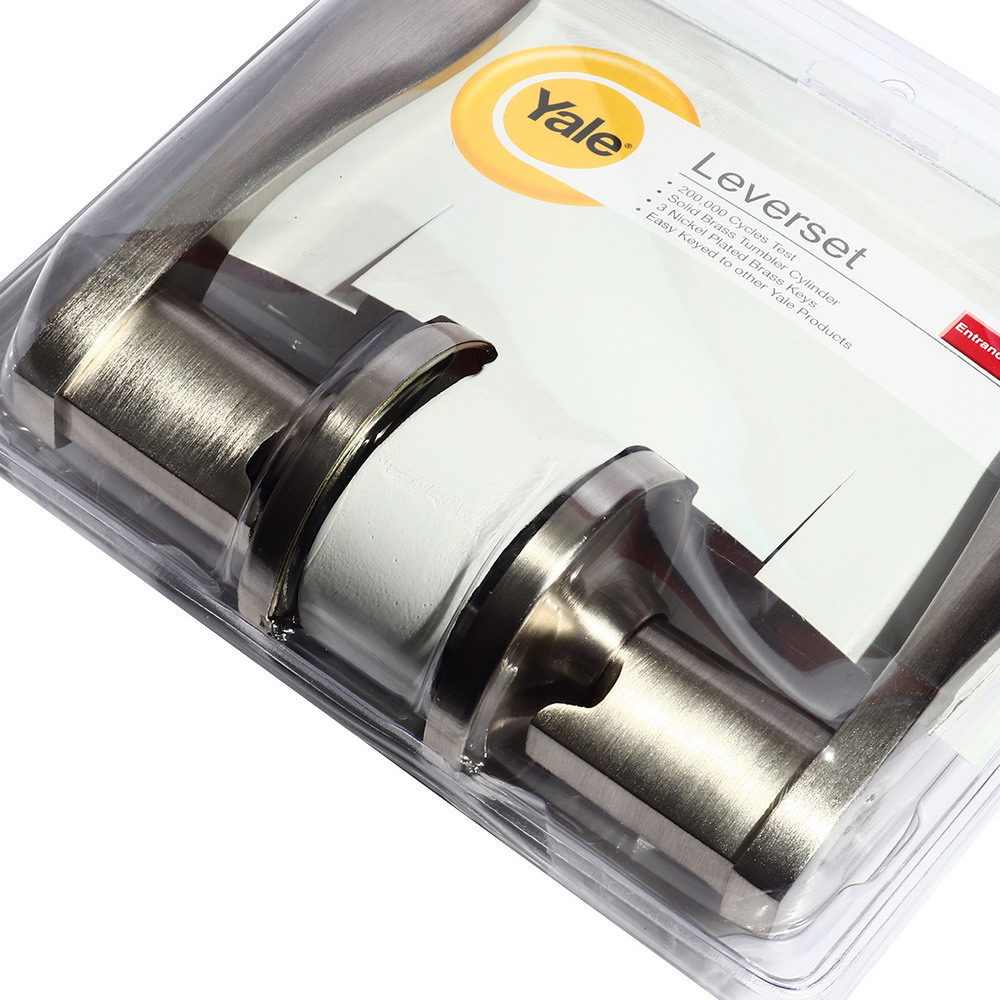 YALE VL5327 มือจับเขาควายก้านตรง สีสแตนเลส_2