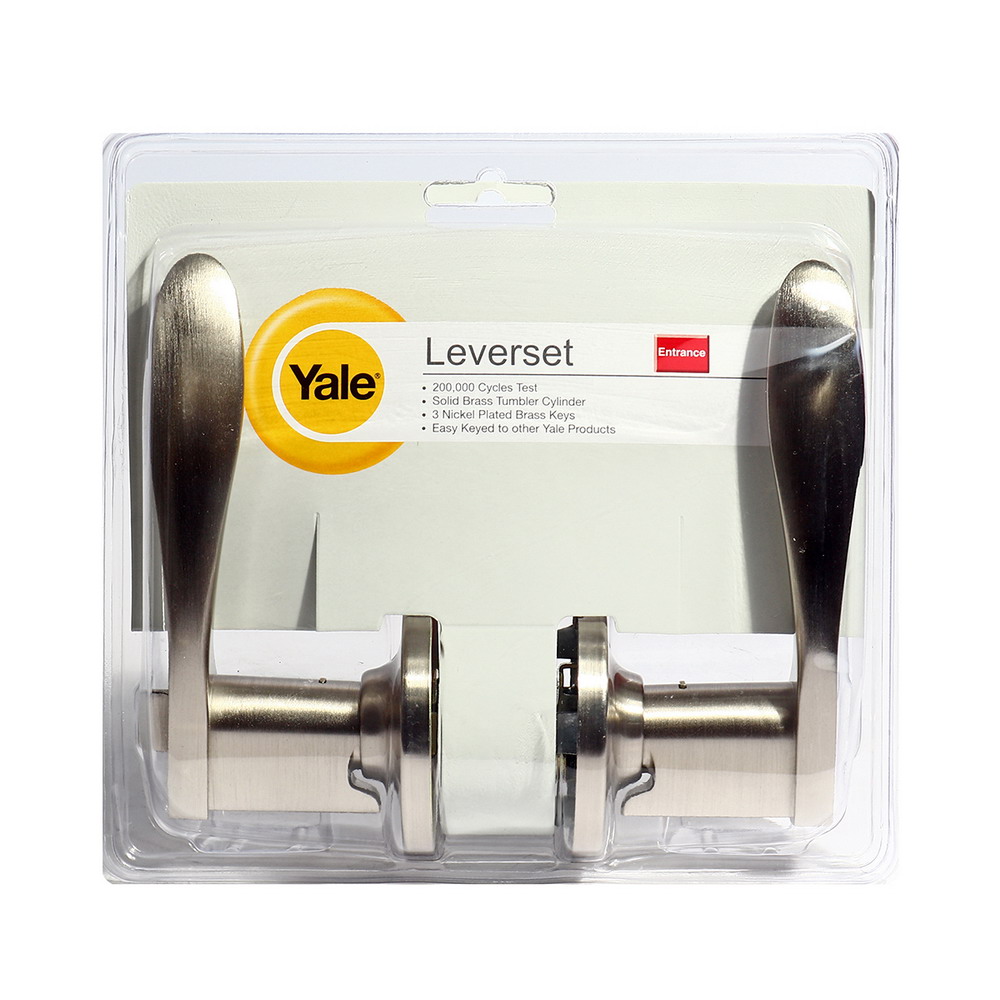 YALE VL5327 มือจับเขาควายก้านตรง สีสแตนเลส_3