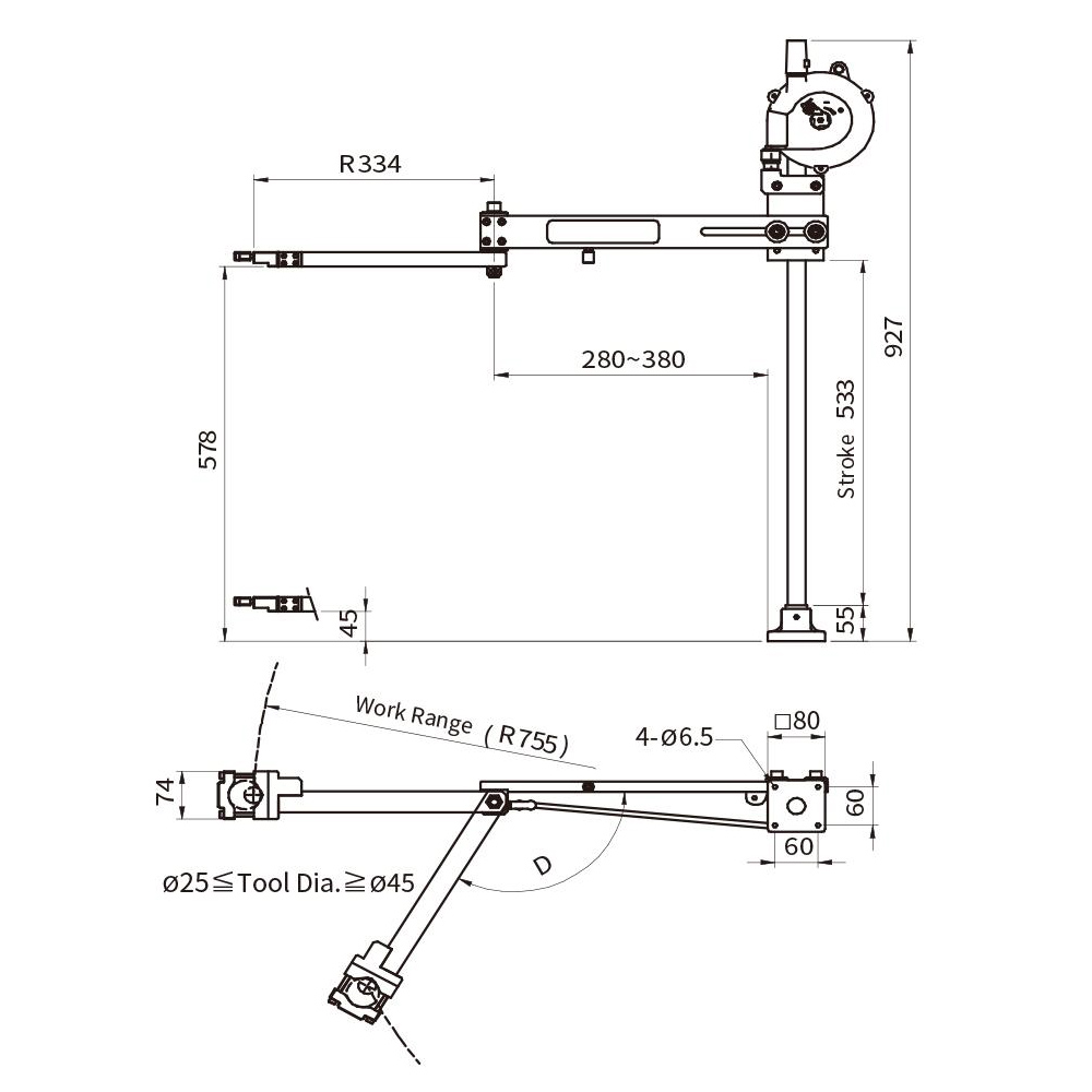 KILEWS KP-AUX-TL-700N แขนขับ 250 Kgf-cm_01