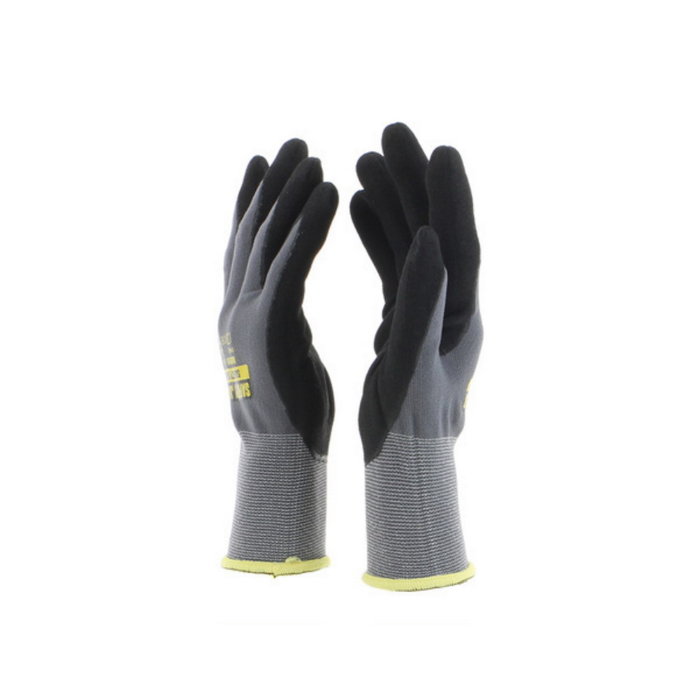 JOGGER ALLFLEX ถุงมือเซฟตี้ ขนาด 10 ซม สีเทา ระบายอากาศดี_2