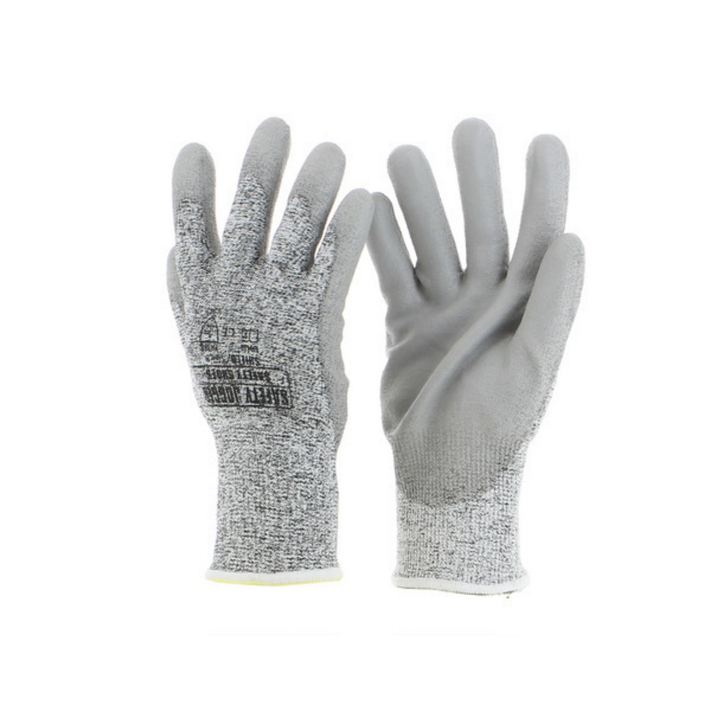 JOGGER SHIELD ถุงมือเซฟตี้ กันบาด กันร้อน 9 ซม (L) สีเทา_3