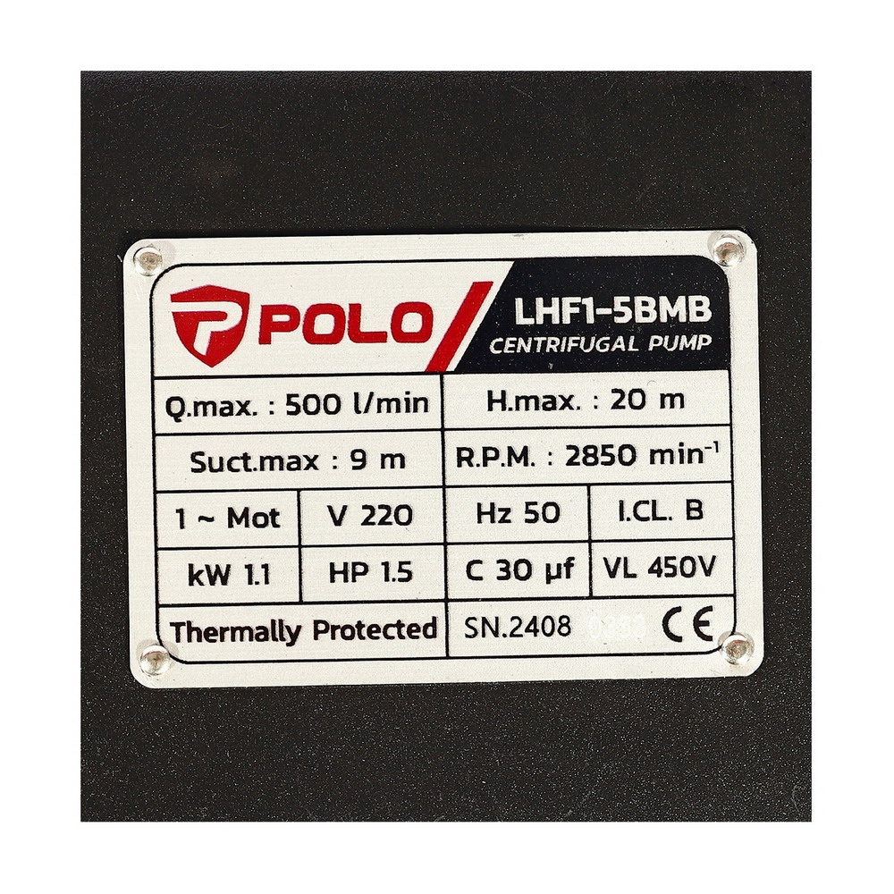 POLO LHF1-5BMB ปั๊มหอยโข่ง 1-5HP 220V ท่อ 2 นิ้ว_5