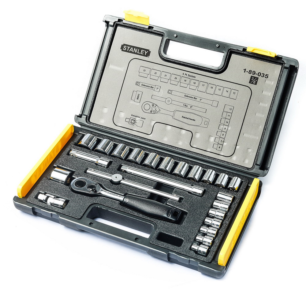 STANLEY 89-035 ชุดลูกบ็อกซ์ 6เหลี่ยม 3-8- ชุด 24ชิ้น_7
