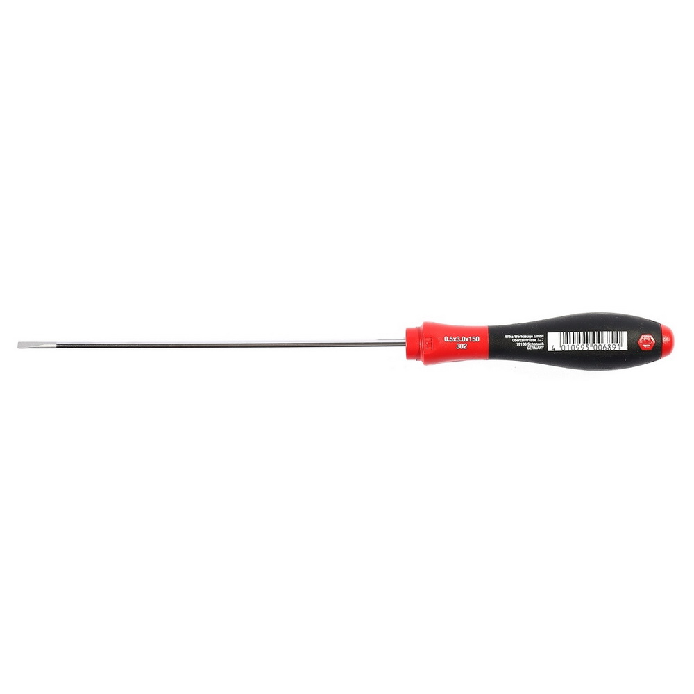 WIHA 00689 ไขควง SoftFinish หัวแบน 3 x 150 มม รุ่น 302_5