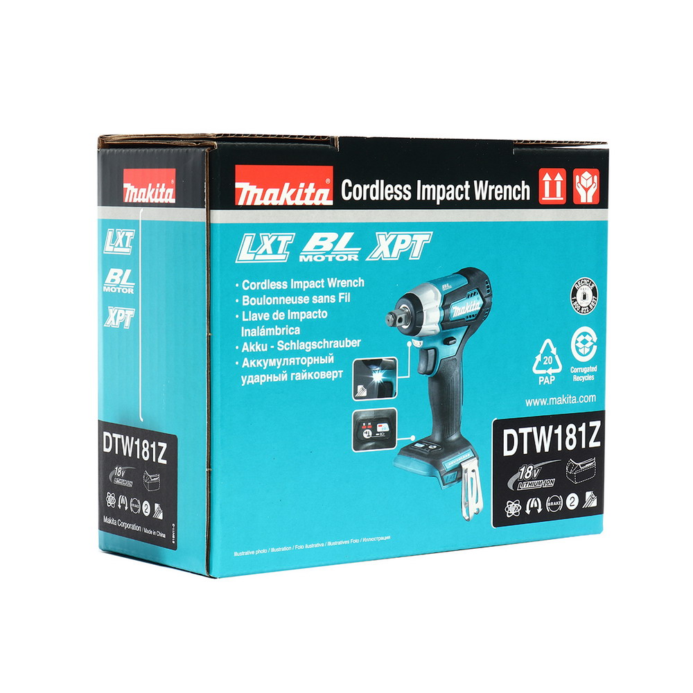 MAKITA DTW181Z เครื่องขันบล๊อกไร้สาย 18V 1-2 นิ้ว ไม่รวมแบต_5