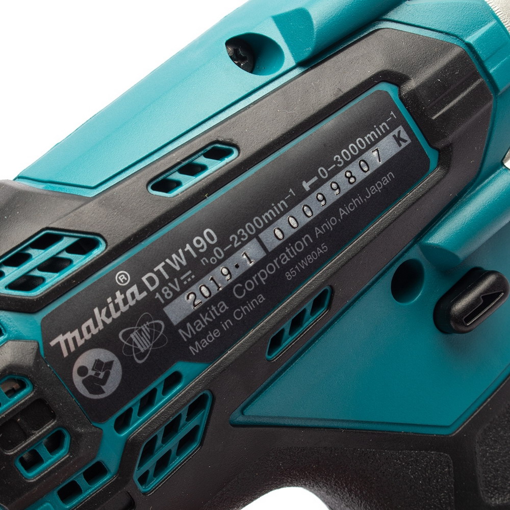 MAKITA DTW190SF1J เครื่องขันบล๊อกไร้สาย 18V 1-2 นิ้ว_5