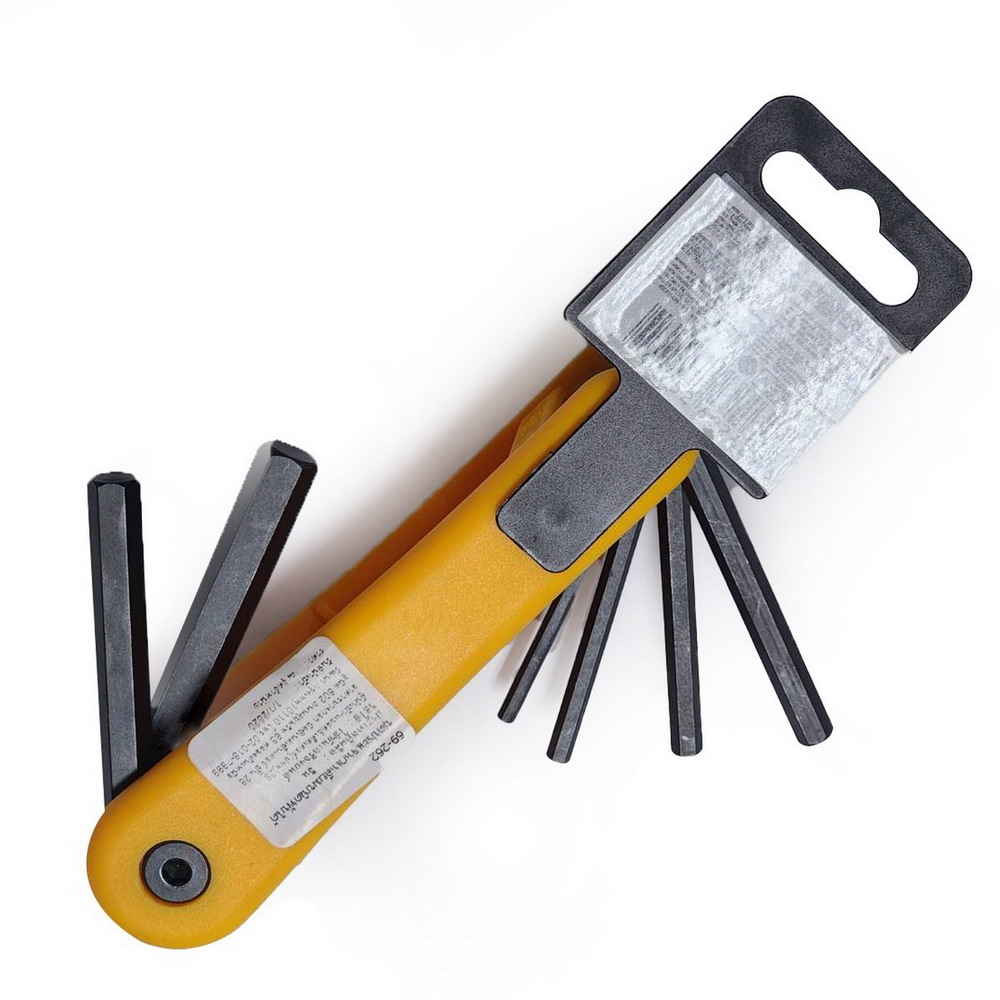 STANLEY 69-262 ชุดประแจแอลหัว 6 เหลี่ยม แบบพับได้ 1 ชุด 7 ชิ้น 2-5-10 มม_1