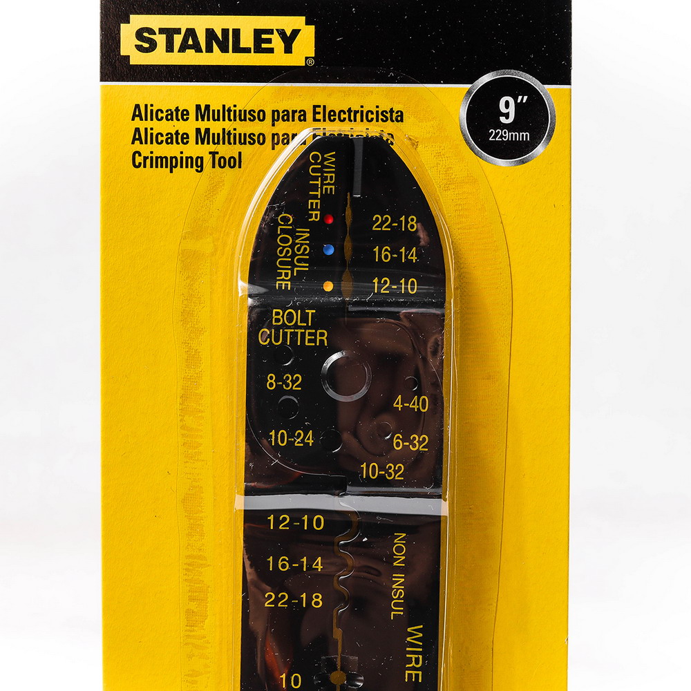 STANLEY 84-223 คีมปอก-ตัด-ย้ำ สายไฟ 9 นิ้ว_1