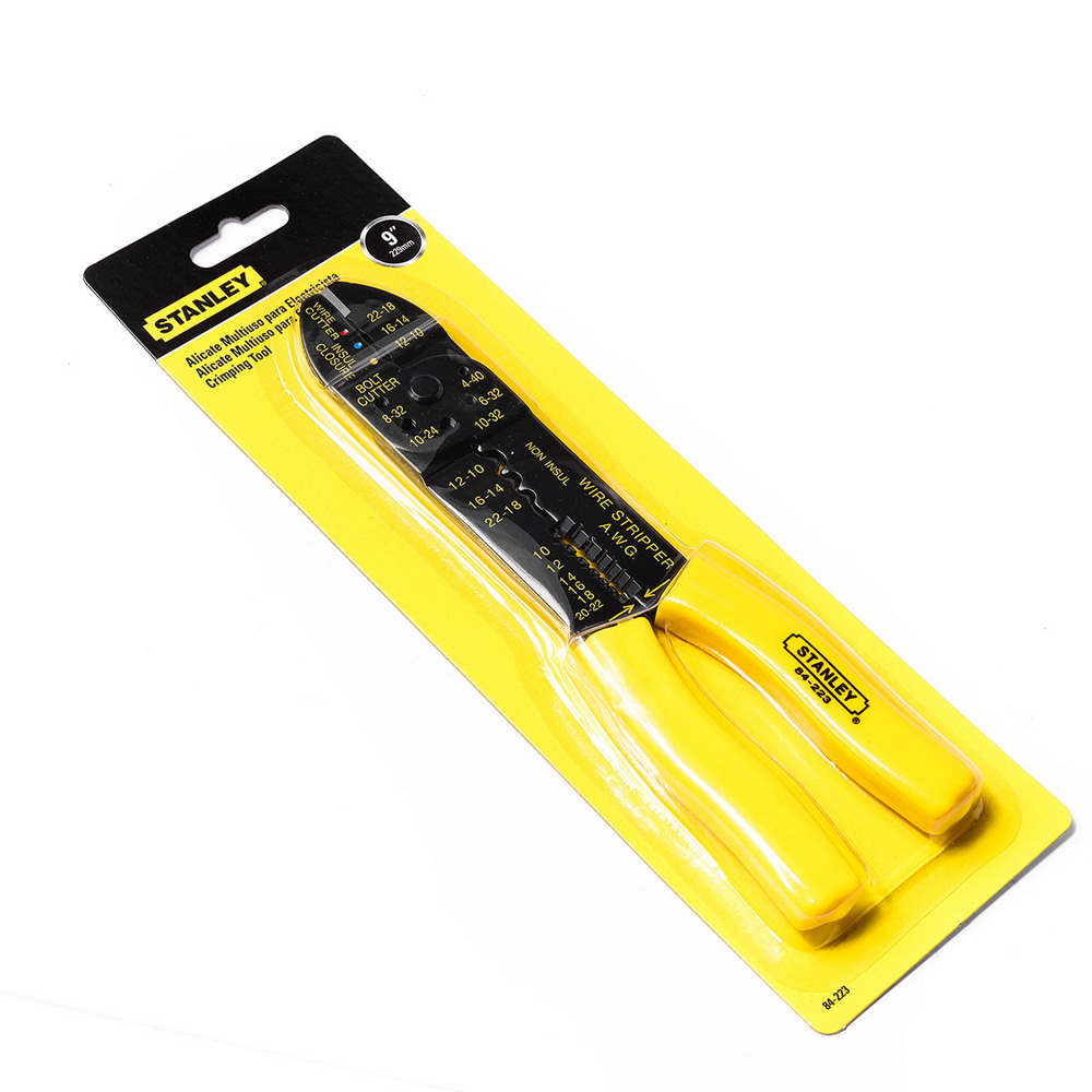 STANLEY 84-223 คีมปอก-ตัด-ย้ำ สายไฟ 9 นิ้ว_4