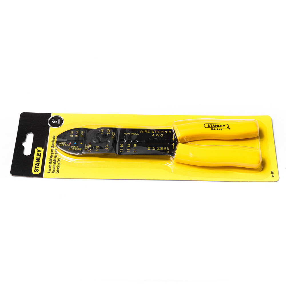 STANLEY 84-223 คีมปอก-ตัด-ย้ำ สายไฟ 9 นิ้ว_5