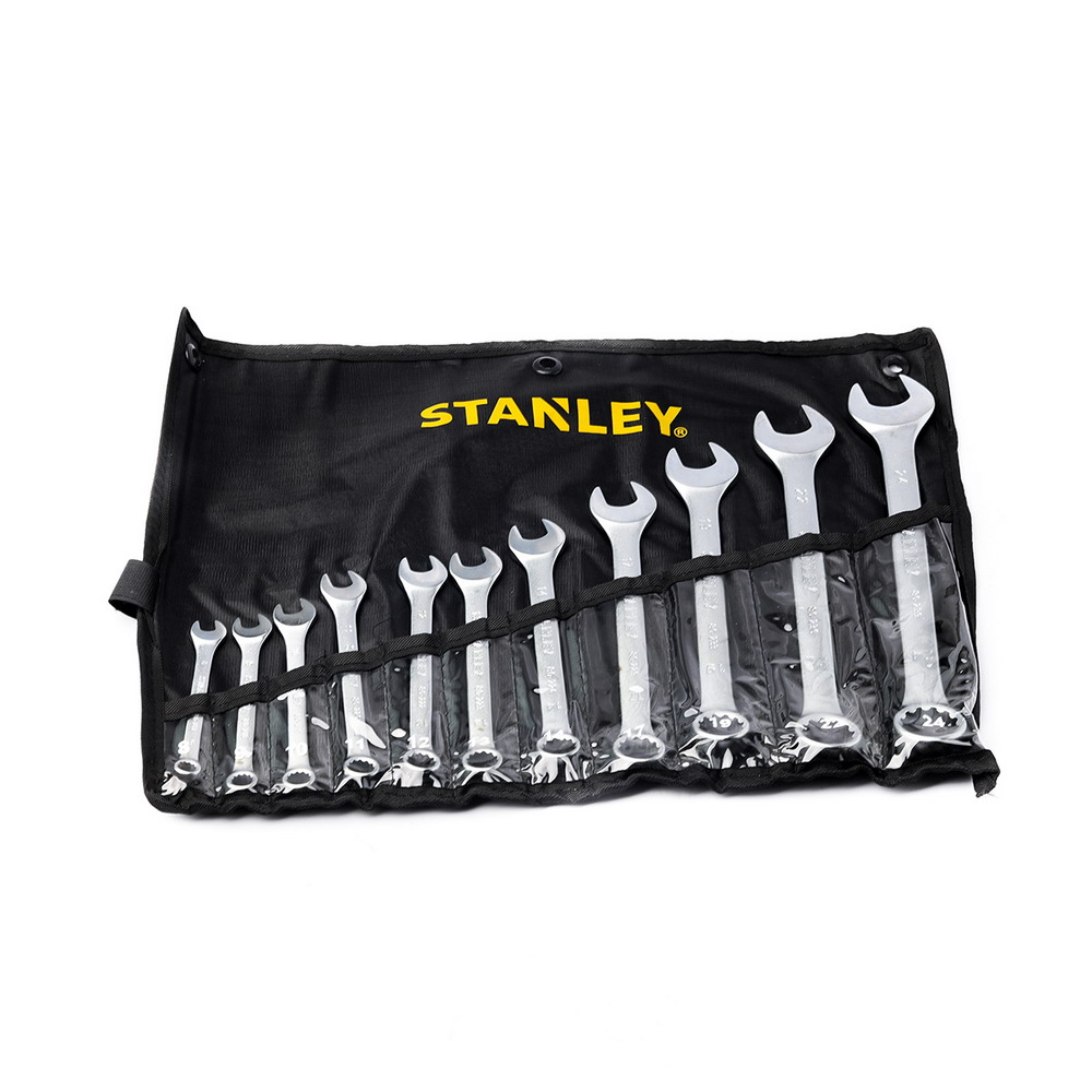 STANLEY SMT80942-8 ชุดประแจแหวนข้างปากตาย 11 ชิ้น 8-24มม ซองผ้า รุ่น CWB_3