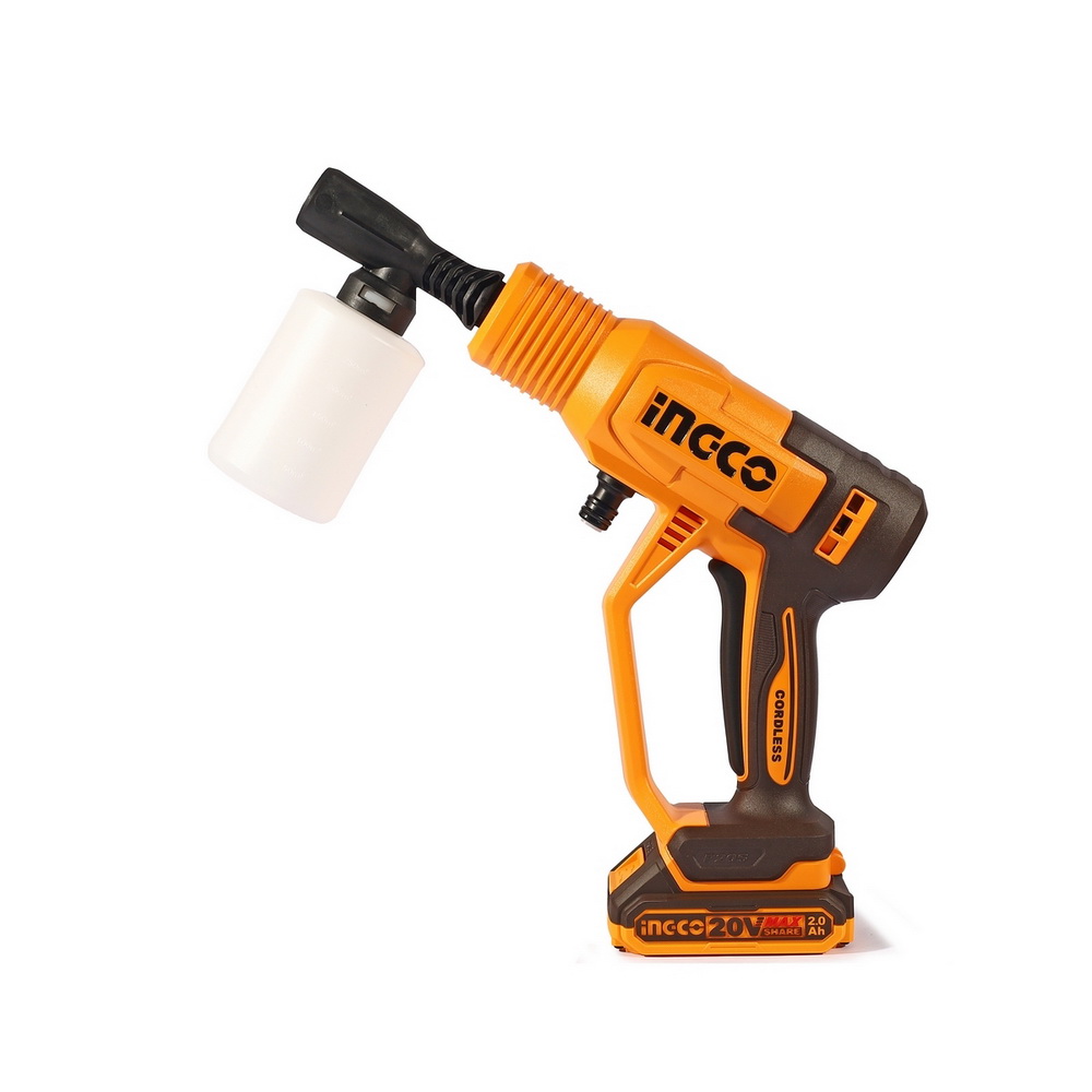 INGCO CPWLI20362 ปืนฉีดน้ำแรงดันสูงไร้สาย 20V 24-8 บาร์ ระบบหยุดอัตโนมัติ_2