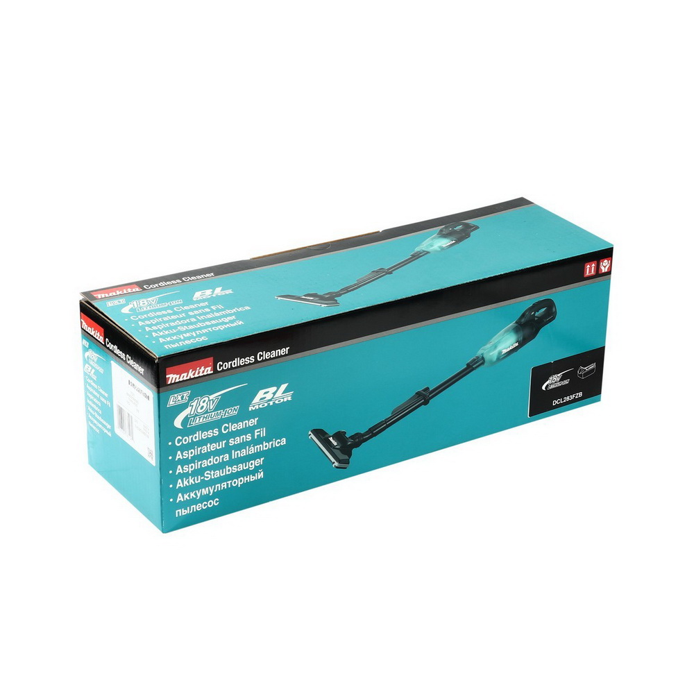 MAKITA DCL283FZB เครื่องดูดฝุ่นไร้สาย 18V สีดำ+ใส_5
