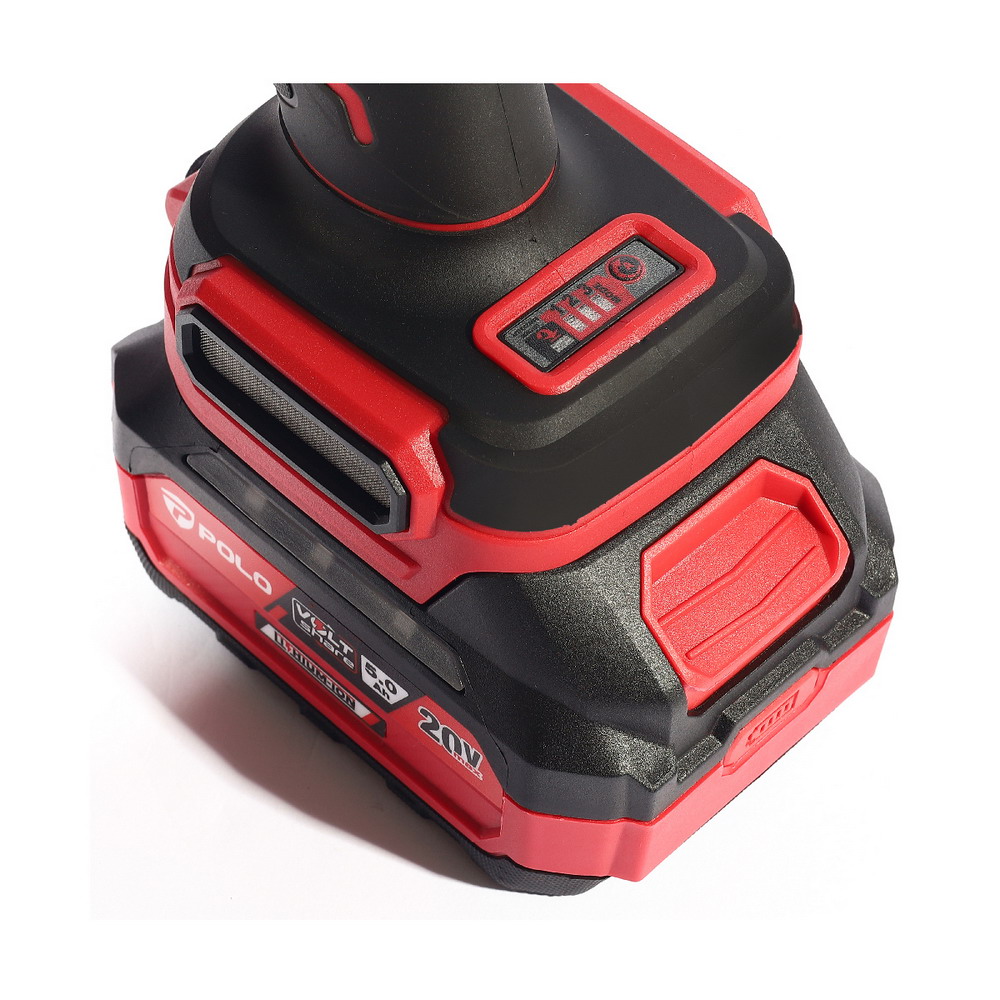 POLO PAG-202-D1 เครื่องเจียร์ไร้สาย 4 นิ้ว 20V-BL พร้อมแบต_6