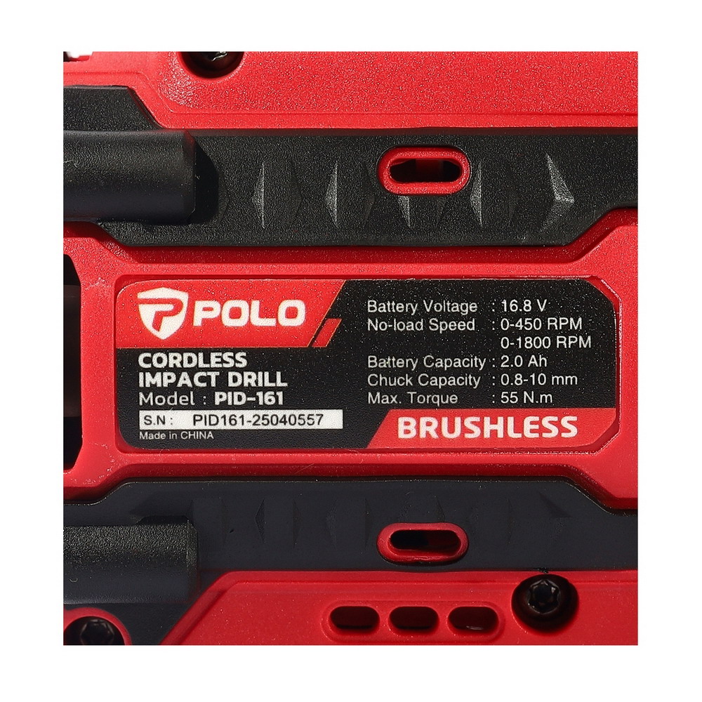 POLO PCB-161-A2 ชุดคอมโบ 16-8V สว่านกระแทก และ ไขควงกระแทก_07