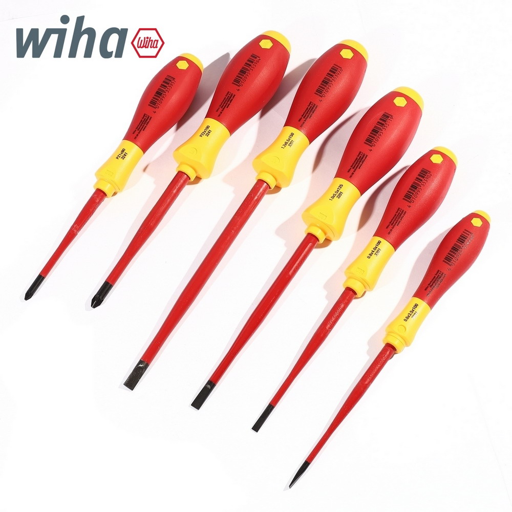 WIHA 3201ZK6 ชุดไขควง SoftFinish Electric SlimFix 6 ชิ้น รหัส 36455_1