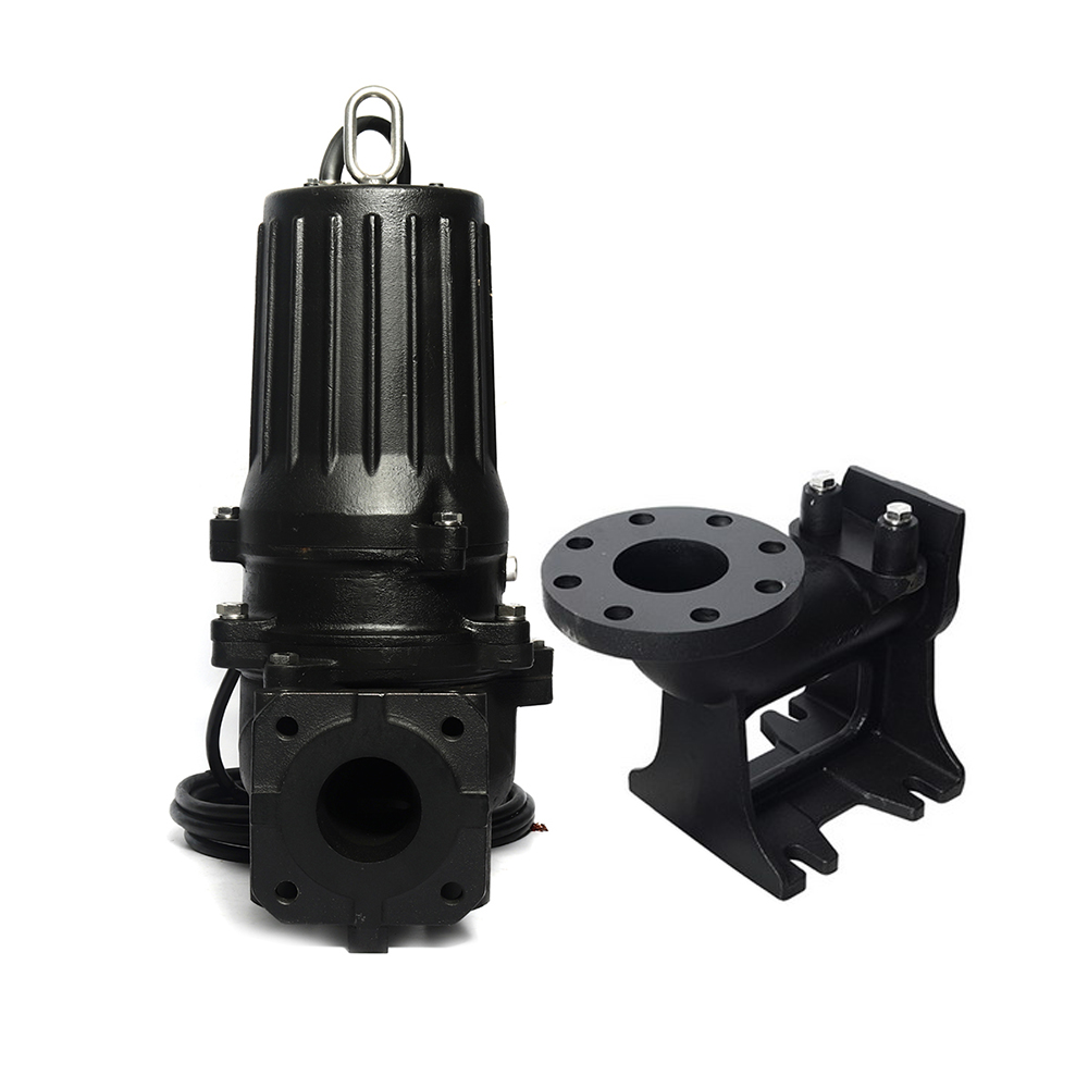 TSURUMI 80U22-2 ชุดปั๊มดูดโคลน 3HP 380V ท่อ 3 นิ้ว พร้อมรางเลื่อน (TOS)