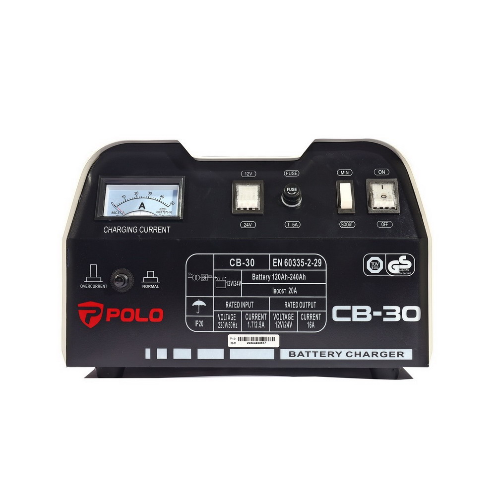 POLO CB30 เครื่องชาร์จแบตเตอรี่ 120-240AH 550W 220V_1