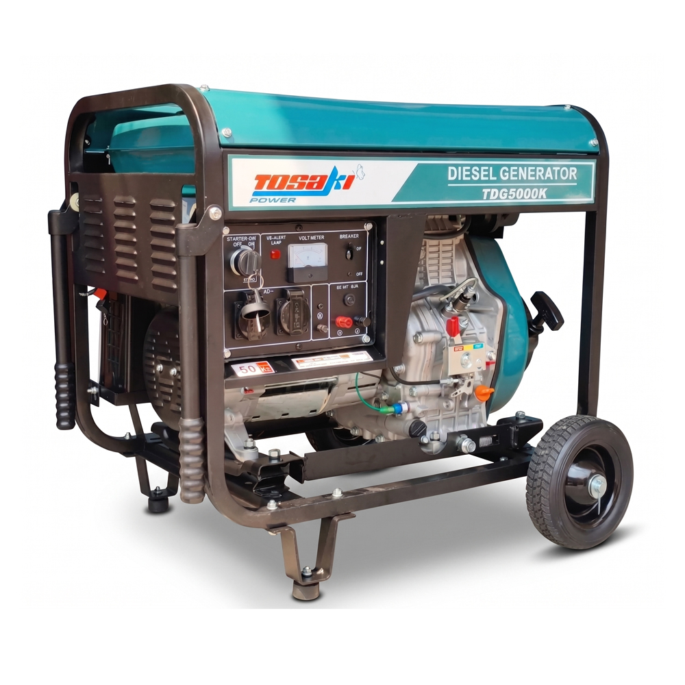 TOSAKI TDG5000K เครื่องปั่นไฟดีเซล 5KW 220V กุญแจสตาร์ท_01